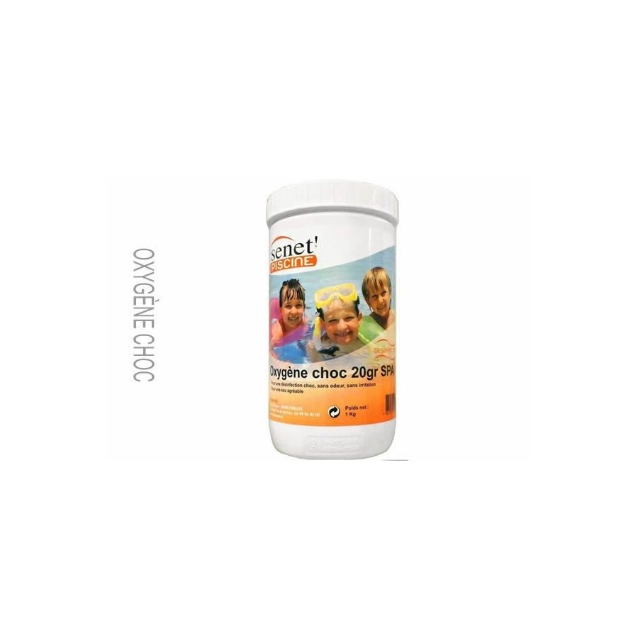 Oxygène actif pour piscine et spa, en pastilles de 20g, boite de 500g - Spa  & Piscine