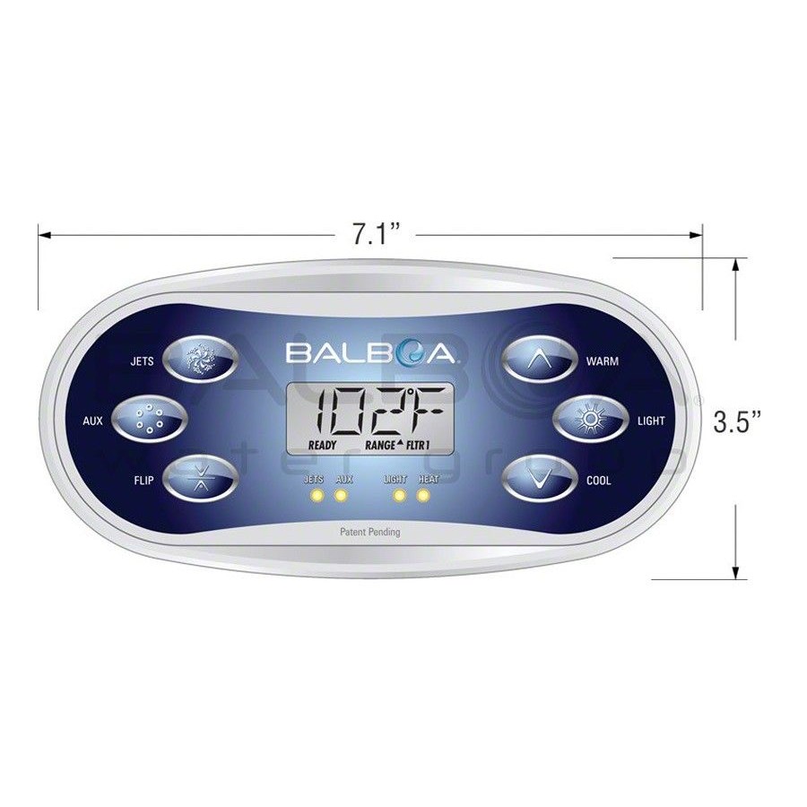 Clavier de commande BALBOA TP600 Clavier de commande BALBOA TP600