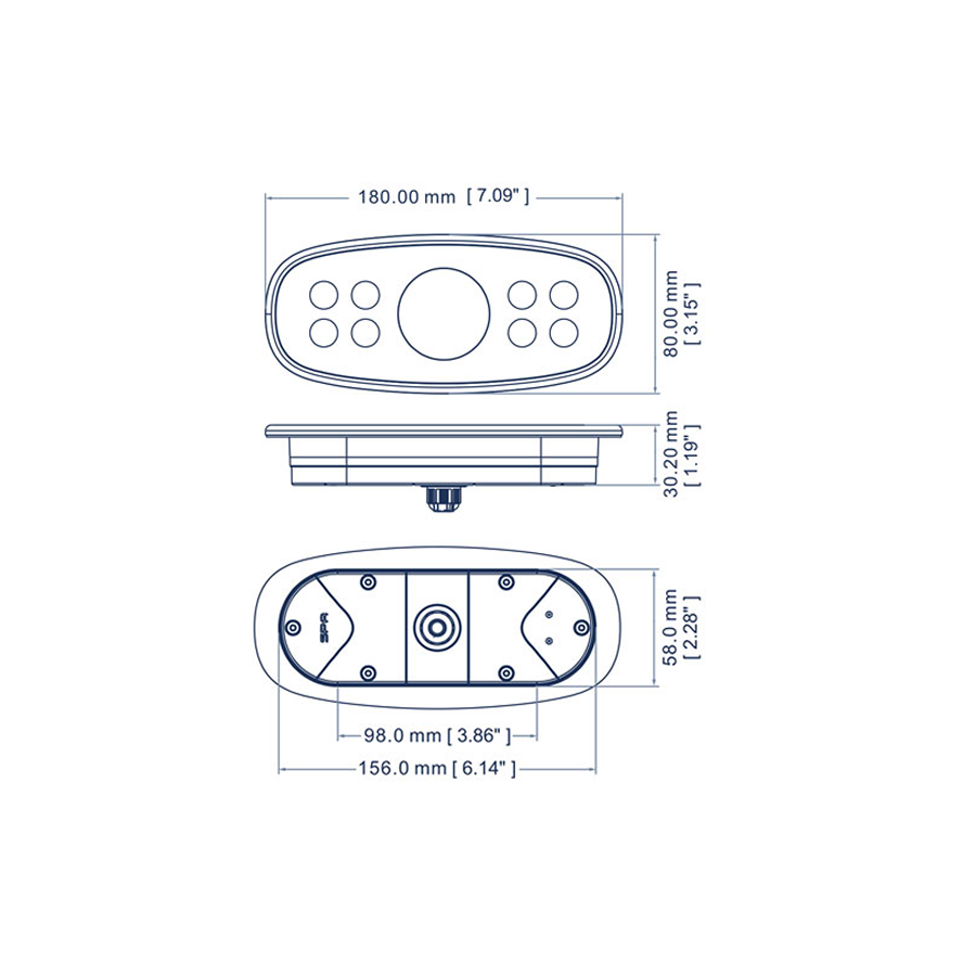 Panneau de commande PB559 JOYONWAY - dessin du produit Panneau de commande PB559 JOYONWAY - dessin du produit