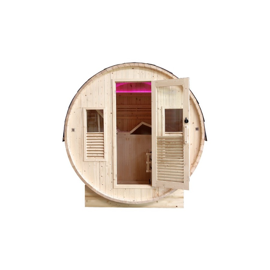 Sauna Gaïa - Bella - vue de face Sauna Gaïa - Bella - vue de face