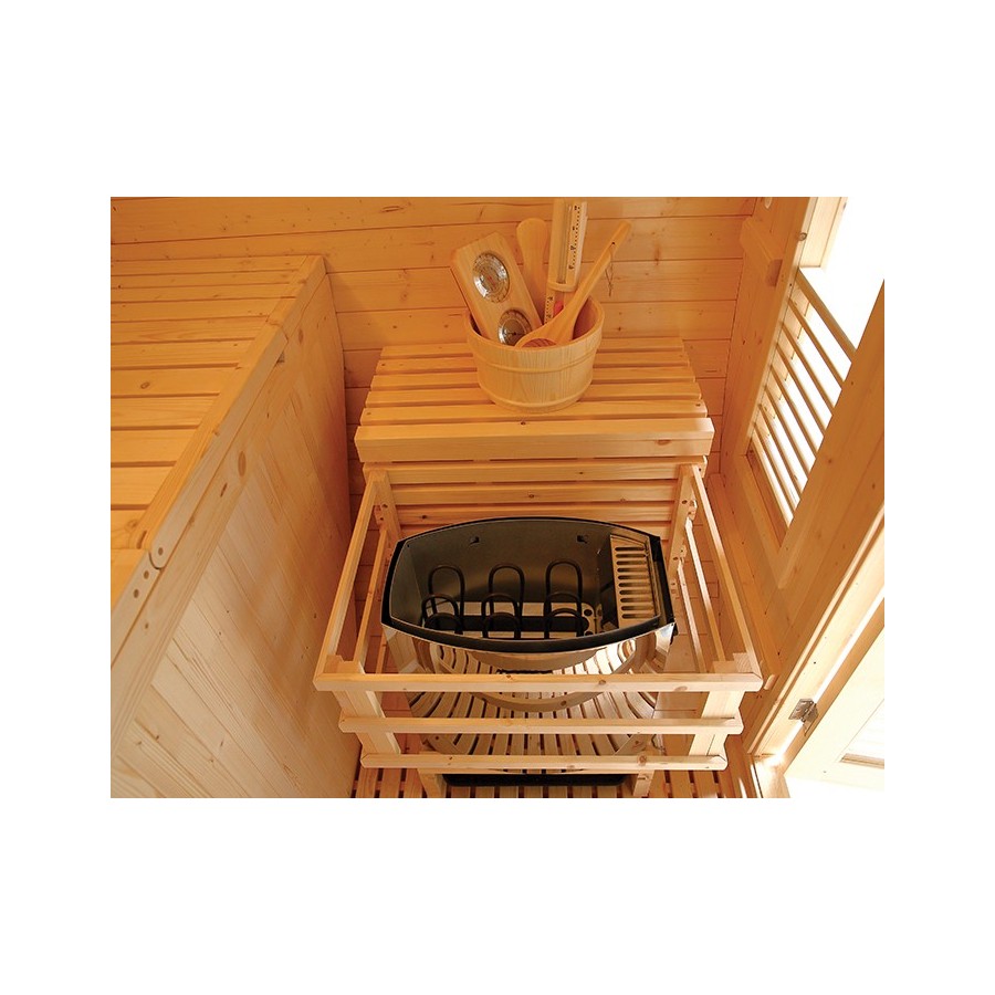 Sauna Gaïa - Bella - intérieur Sauna Gaïa - Bella - intérieur