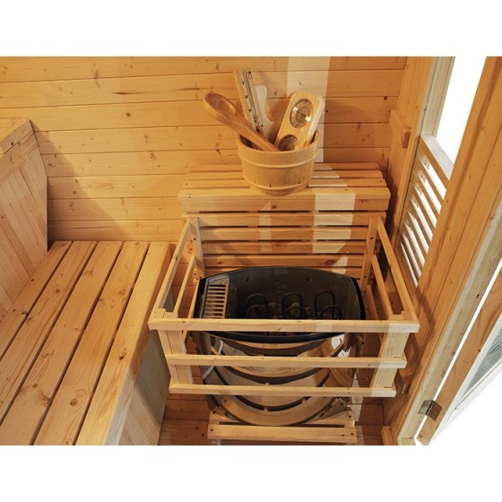 Sauna Gaïa - Oméga - accessoires