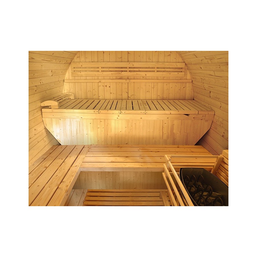 Sauna Gaïa - Luna - intérieur Sauna Gaïa - Luna - intérieur