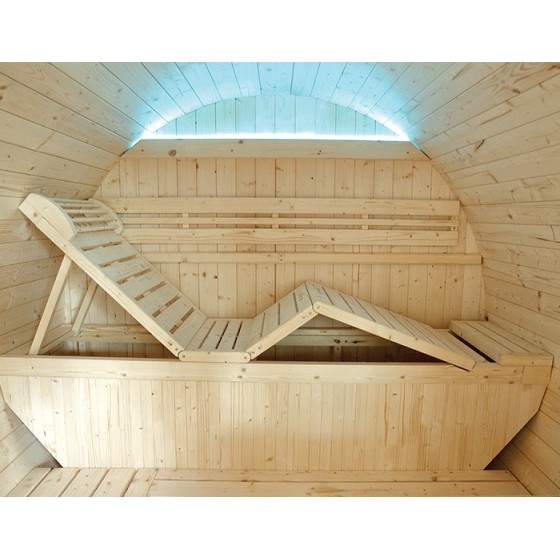 Sauna Gaïa - Luna - place allongée