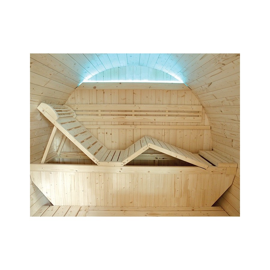 Sauna Gaïa - Luna - place allongée Sauna Gaïa - Luna - place allongée