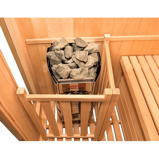 Sauna Vapeur Zen 3 places - pierres pour chauffer le sauna