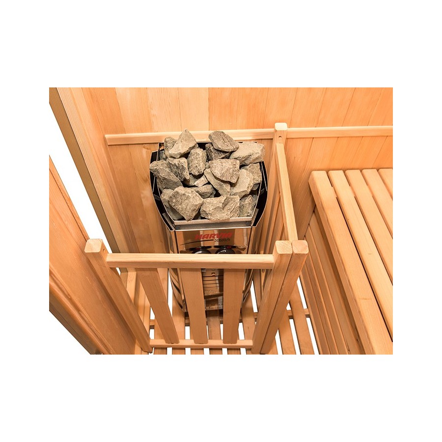 Sauna Vapeur Zen 3 places - pierres pour chauffer le sauna