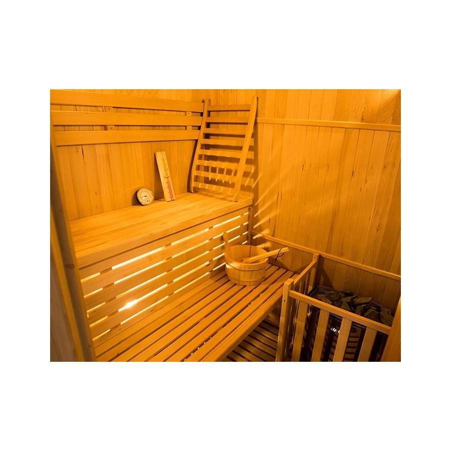 Sauna Vapeur Zen 4 places - intérieur sauna