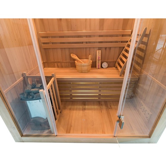 Sauna traditionnel Sense 3 places - intérieur