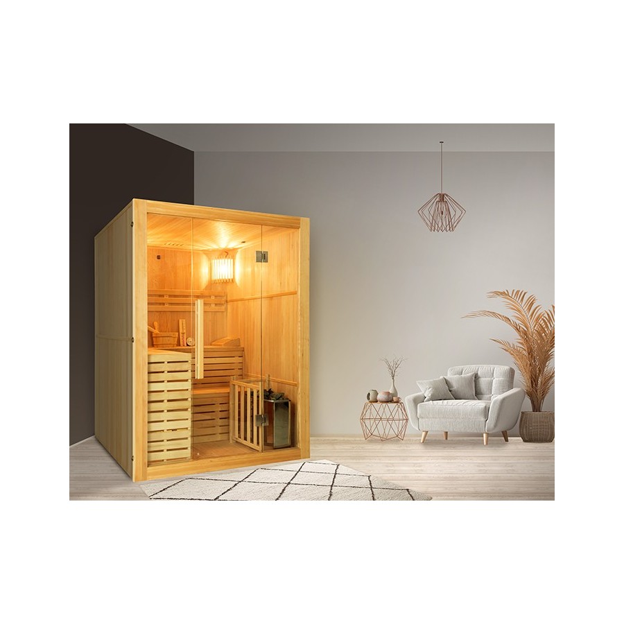 Sauna traditionnel Sense 4 places - en intérieur Sauna traditionnel Sense 4 places - en intérieur