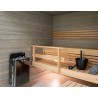 Poêle Harvia Wall Black 4,5kW - intérieur sauna Poêle Harvia Wall Black 4,5kW - intérieur sauna