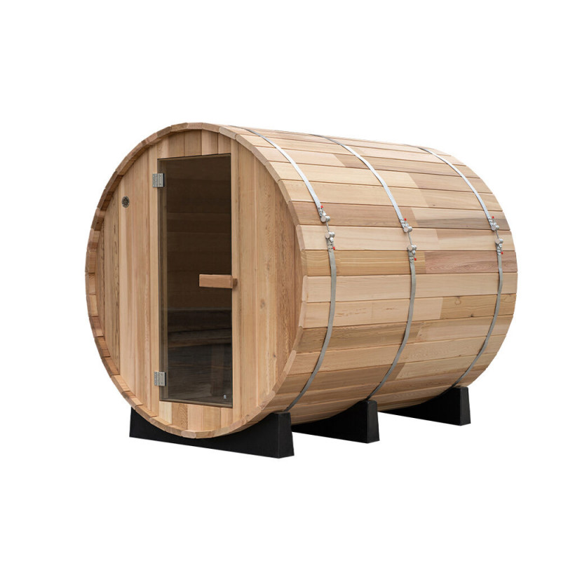 Barrel Sauna Panorama 1800 | Sauna Extérieur | Spa Promo