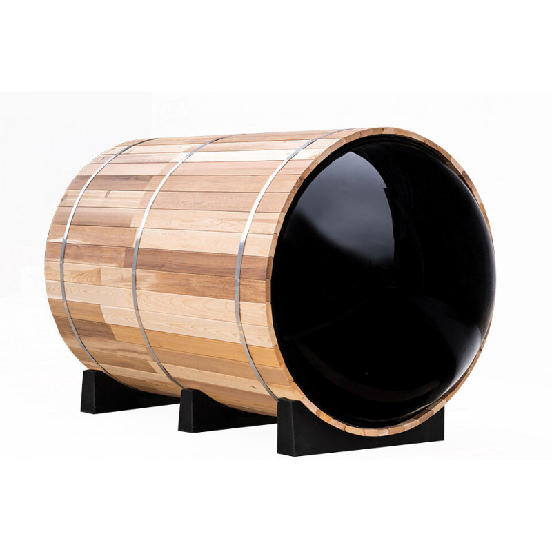 Barrel Sauna Panorama 1800 | Sauna Extérieur | Spa Promo