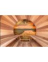 Barrel Sauna Panorama 1800 | Sauna Extérieur | Spa Promo