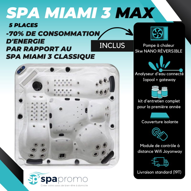 Spa 5 places - Miami 3 MAX