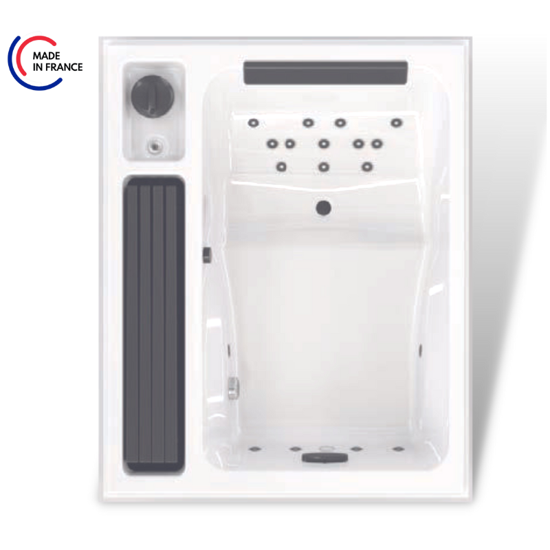 Spa 2 places intérieur ou extérieur, idéal petits espaces.