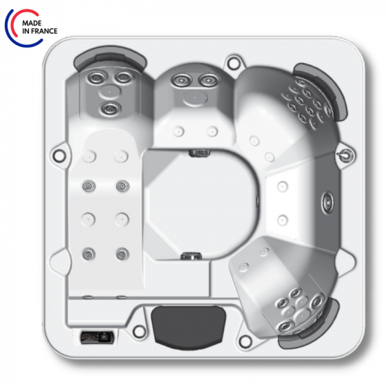 Spa rigide extérieur 5 places - Azur - RELAX SPA - Spa Français