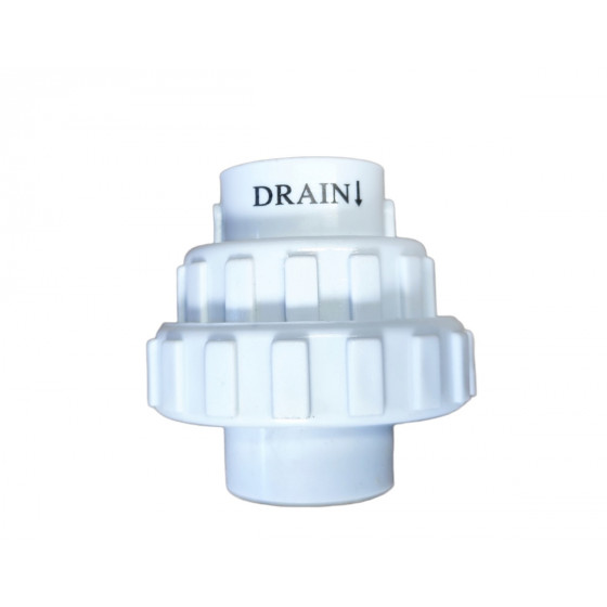 Clapet anti retour drain 1" purge circuit d'air  | Plomberie spa