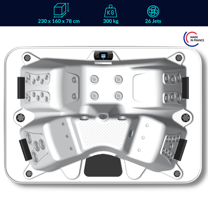 Achat Spa 3 places - Intérieur ou extérieur -  Fabrication Française