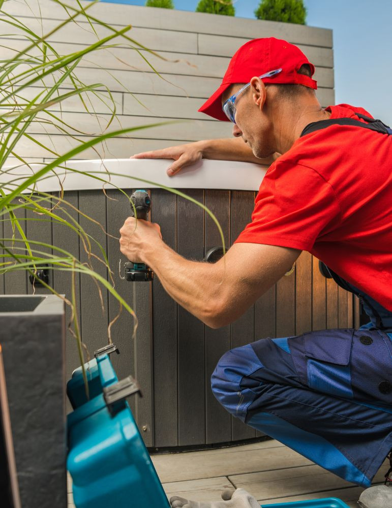 Pose et Mise en Service balnéo spa type jacuzzi Pose et Mise en Service balnéo spa type jacuzzi