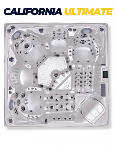 Spa 5 places California ULTIMATE  avec pompe à chaleur et panneaux solaire