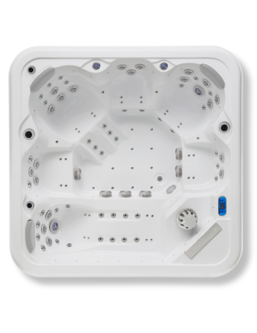 Spa 6 places Malibu – Hydromassage, bien-être et chromathérapie