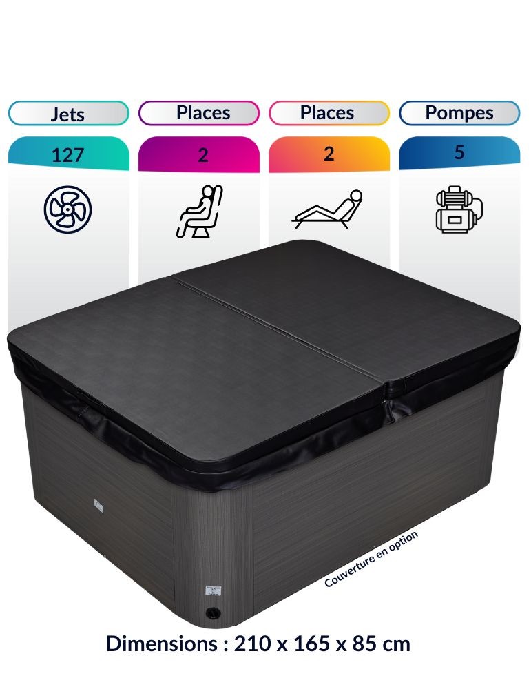 Spa 4 places Bali – Hydromassage et balnéothérapie pour 3 à 4 personnes Spa 4 places Bali – Hydromassage et balnéothérapie pour 3 à 4 personnes