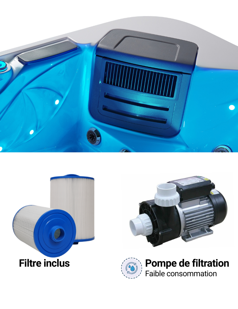 Spa 4 places Wellness 425 – Spa balnéo compact | Spa Promo