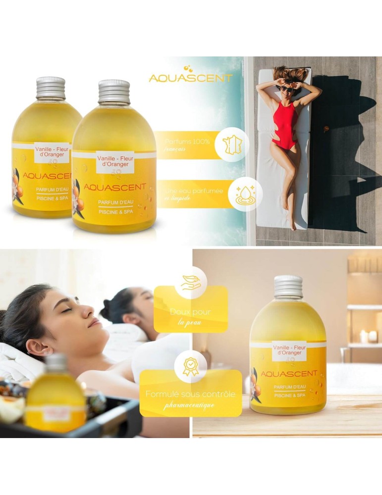 Parfum pour spa VANILLE - FLEUR D' ORANGER