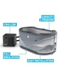 Spa Gonflable - JÄRVI Ice Bath Kit Chiller