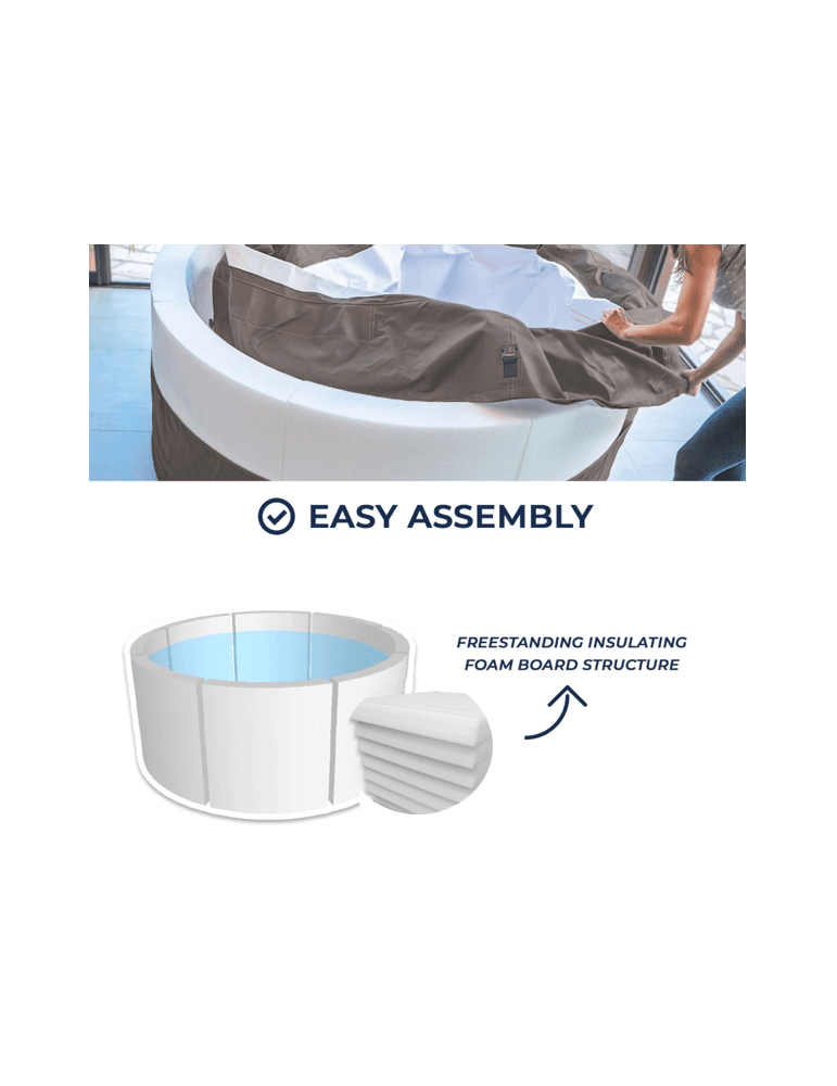 Spa Semi Rigide - Vita 6 places mobilier inclus