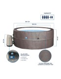 Spa Semi Rigide - Vita 6 places mobilier inclus