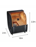 Sauna - Holl's Onyxia Cube Thermowood