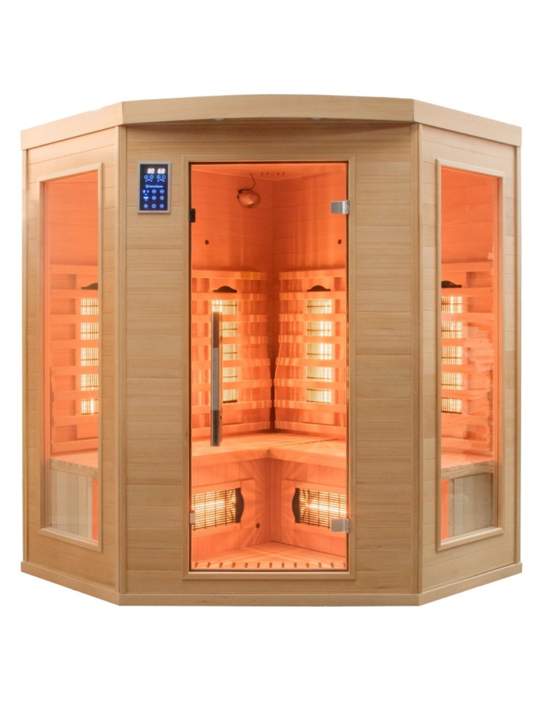 Sauna Infrarouge - Apollon 3 places Angulaire