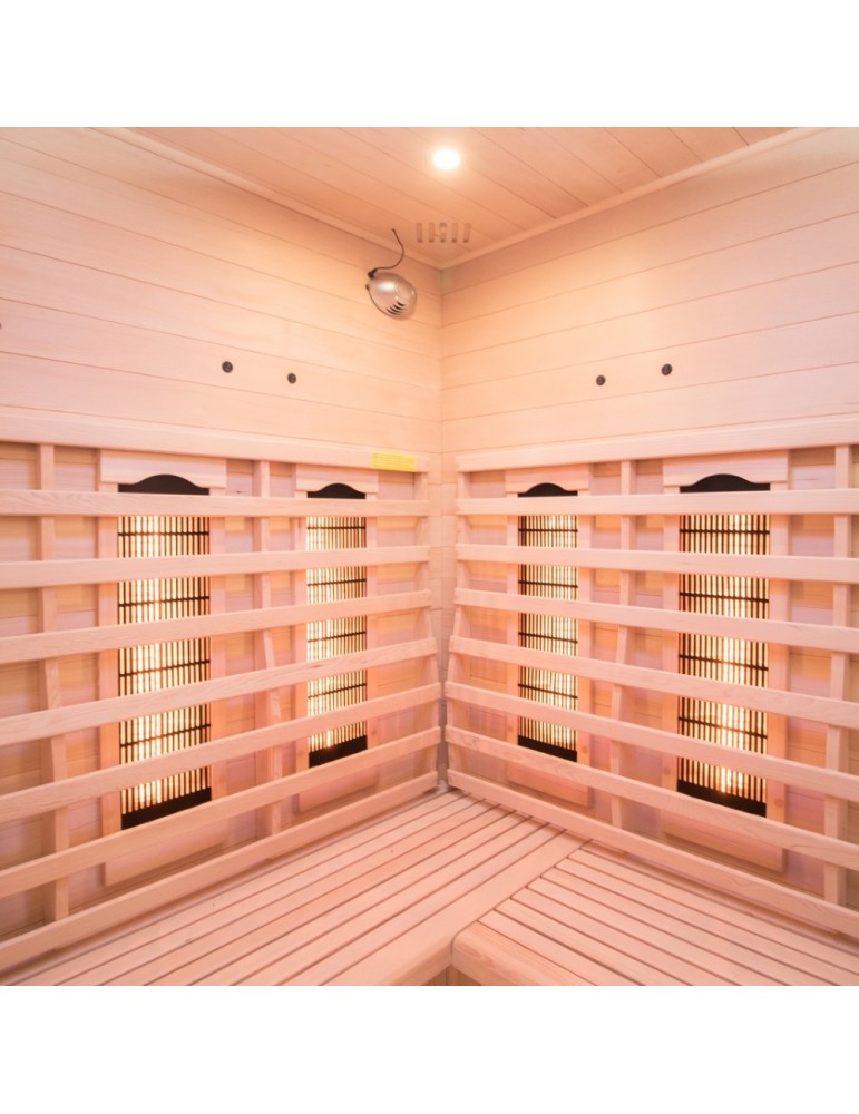 Sauna Infrarouge - Apollon 3 places Angulaire