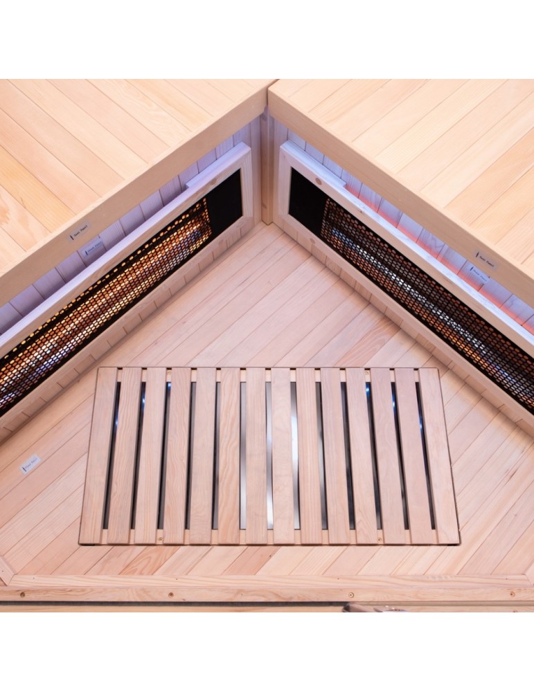 Sauna Infrarouge - SENSE 2 places Angulaire