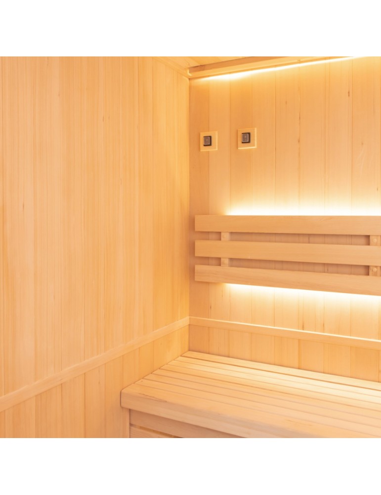 Sauna Traditionnel - Zen 3 places Angulaire