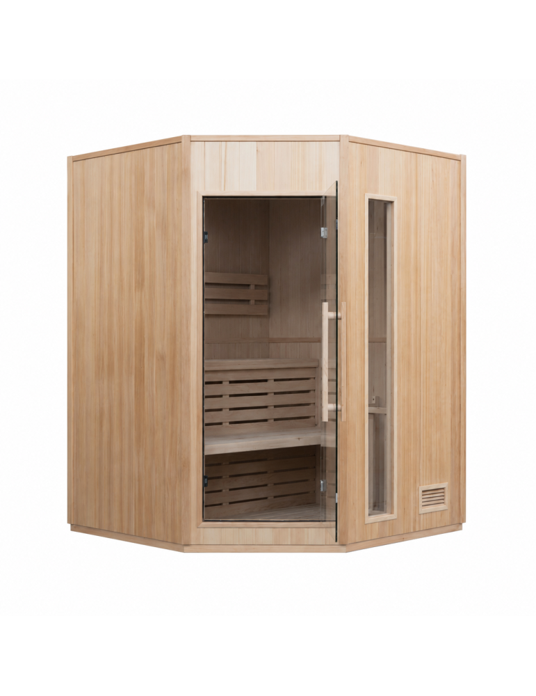 Sauna Traditionnel - Zen 3 places Angulaire
