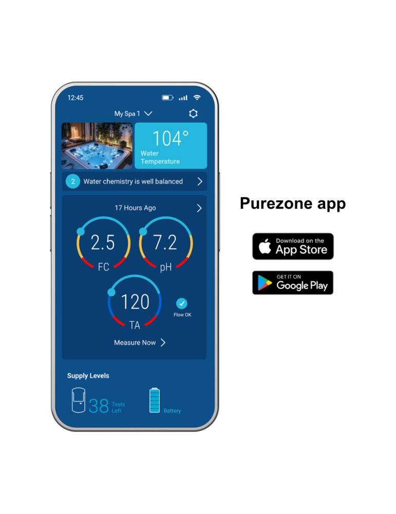 Balboa Purezone - analyseur d'eau flottant