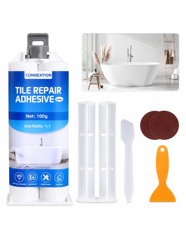 Kit réparation acrylique coque spa
